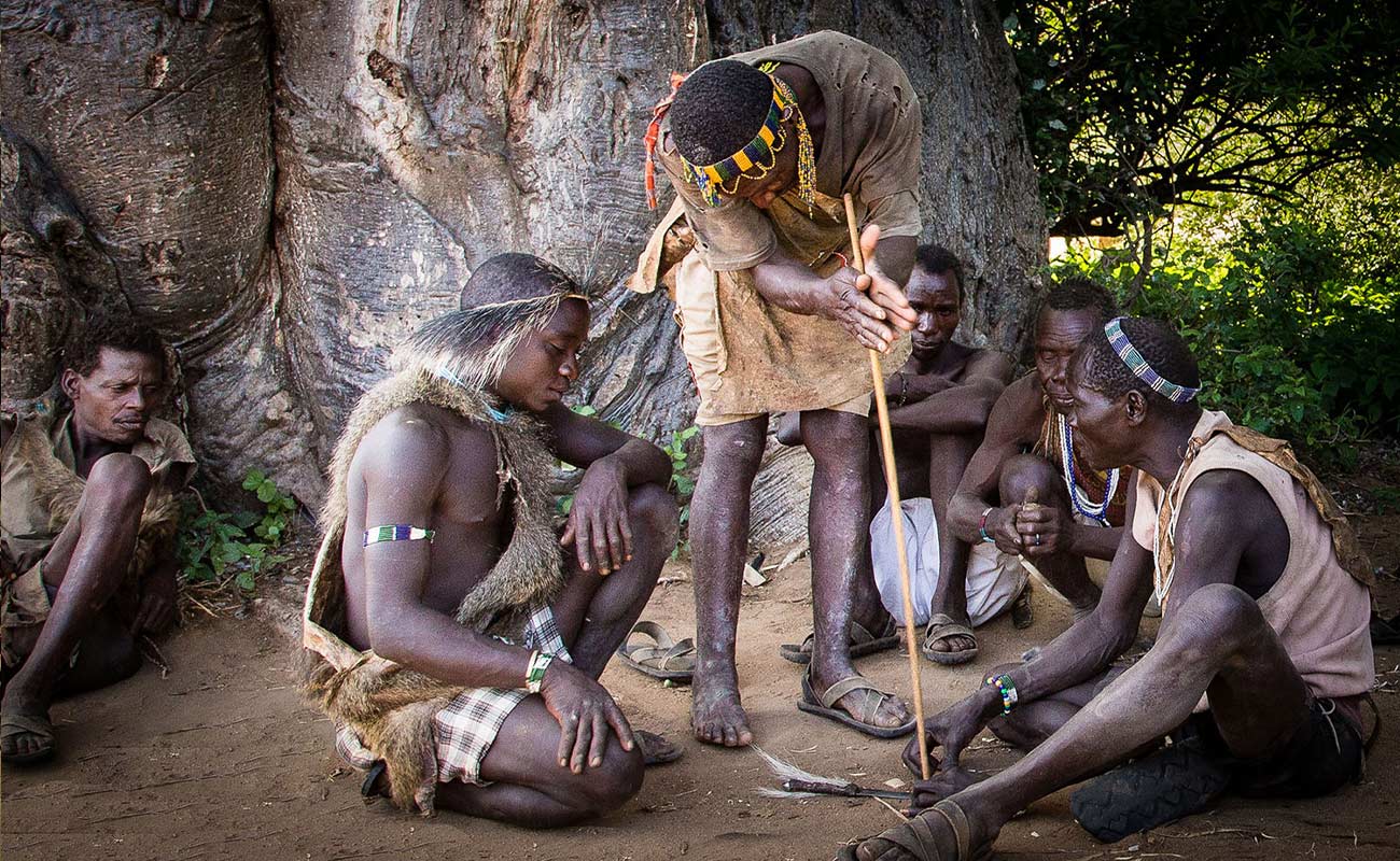 Hadzabe community near Lake Eyasi