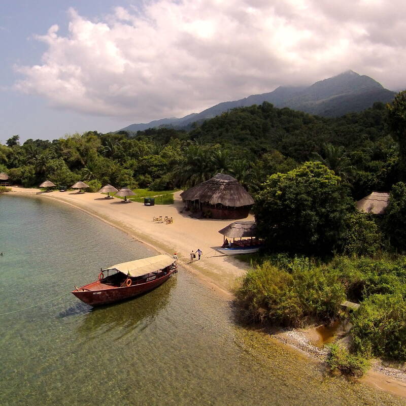Boat experience on Lake Tanganyika near Mahale