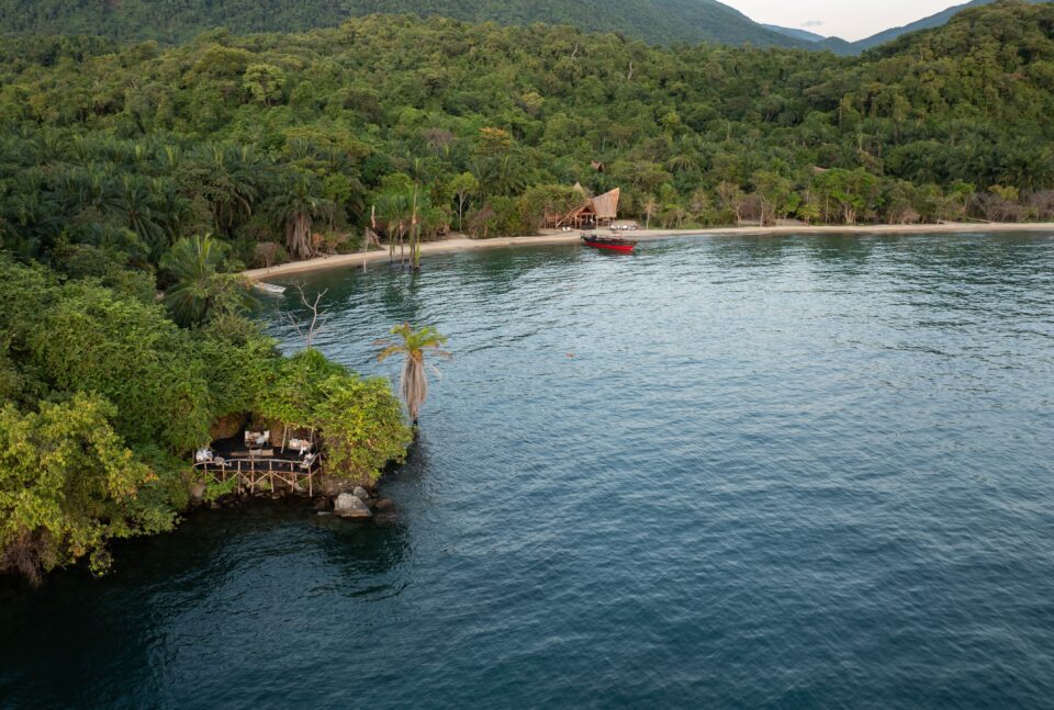 Lake Tanganyika beside Mahale Mountains National Park