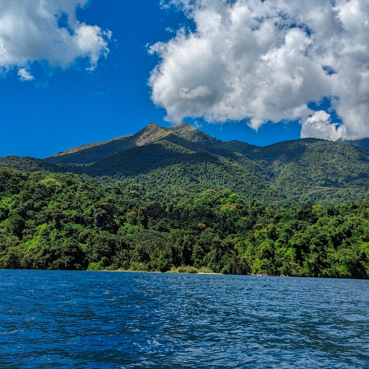 Mahale Mountains above Lake Tanganyika