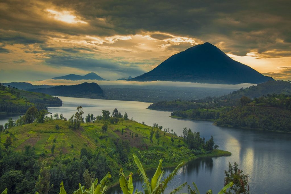 Mgahinga Gorilla National Park mountains and forest