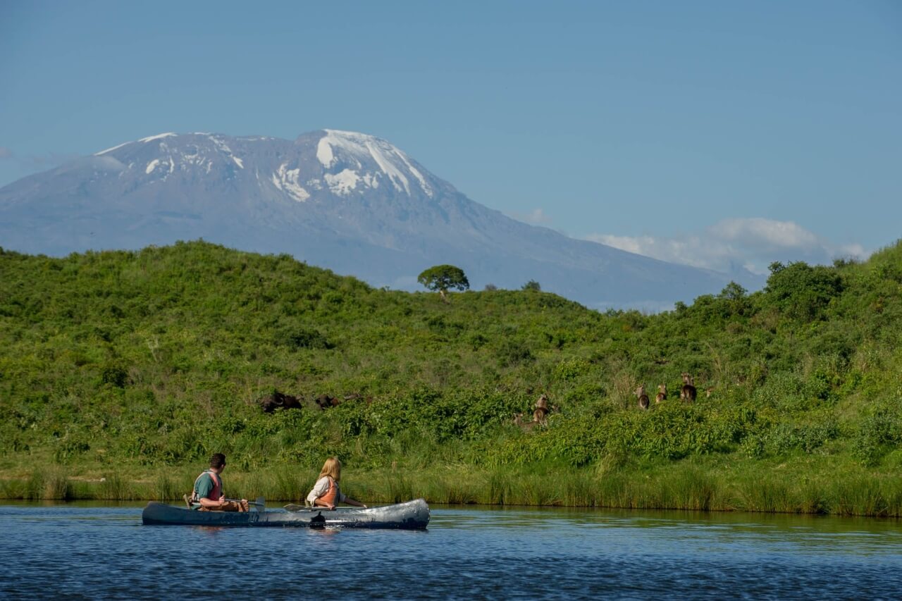 Momella Lakes in Arusha National Park
