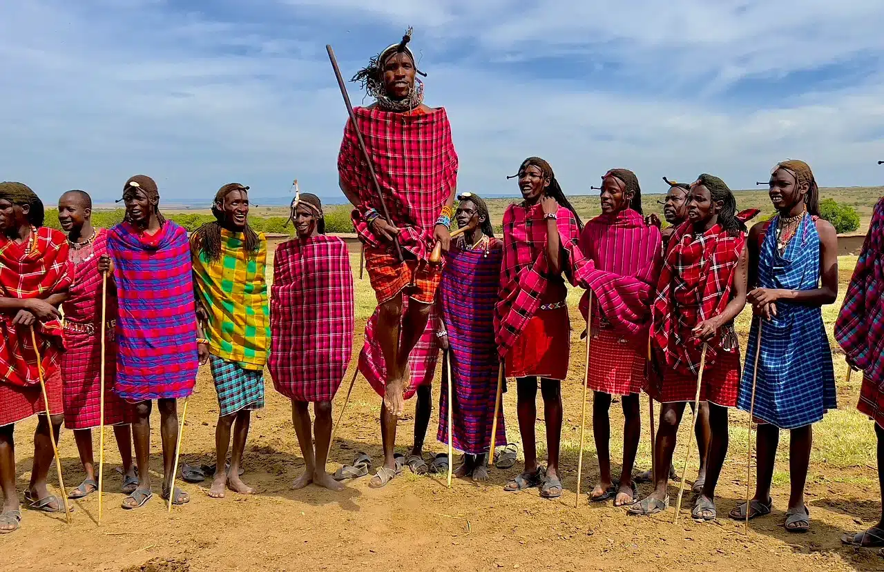 Maasai people in Ngorongoro