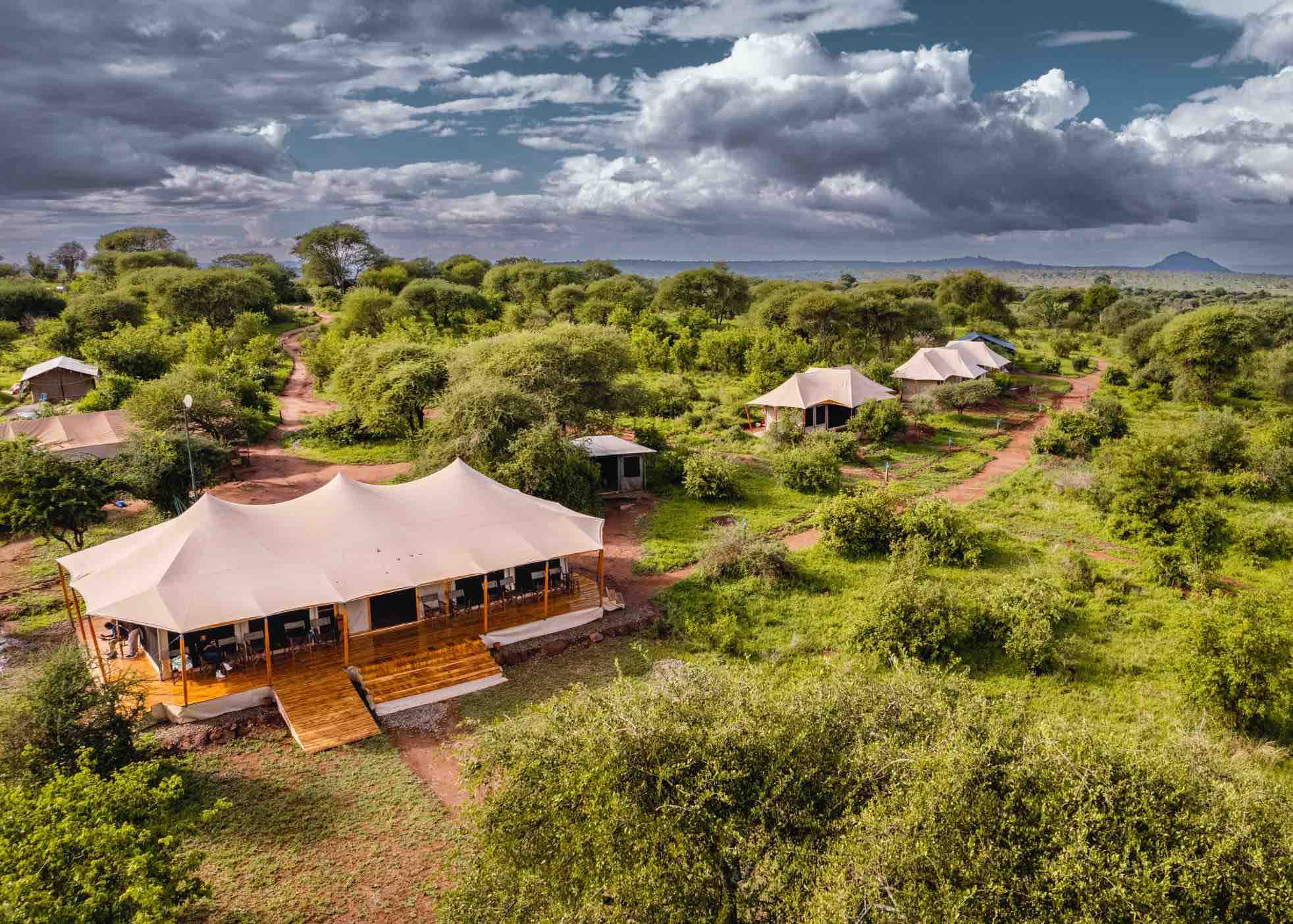 Safari camping experience in Tarangire